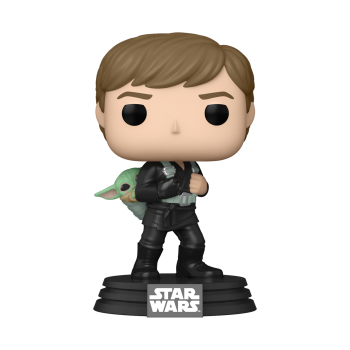 FUNKO POP! - Star Wars - Book of Boba Fett Luke Skywalker with Grogu #583